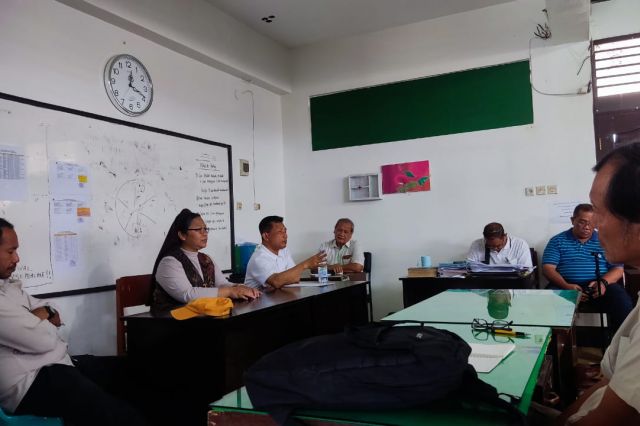 Badan Pengawas Yayasan Insan Mandiri denpasar Melakukan Kunjungan ke SMAK Kesuma Mataram